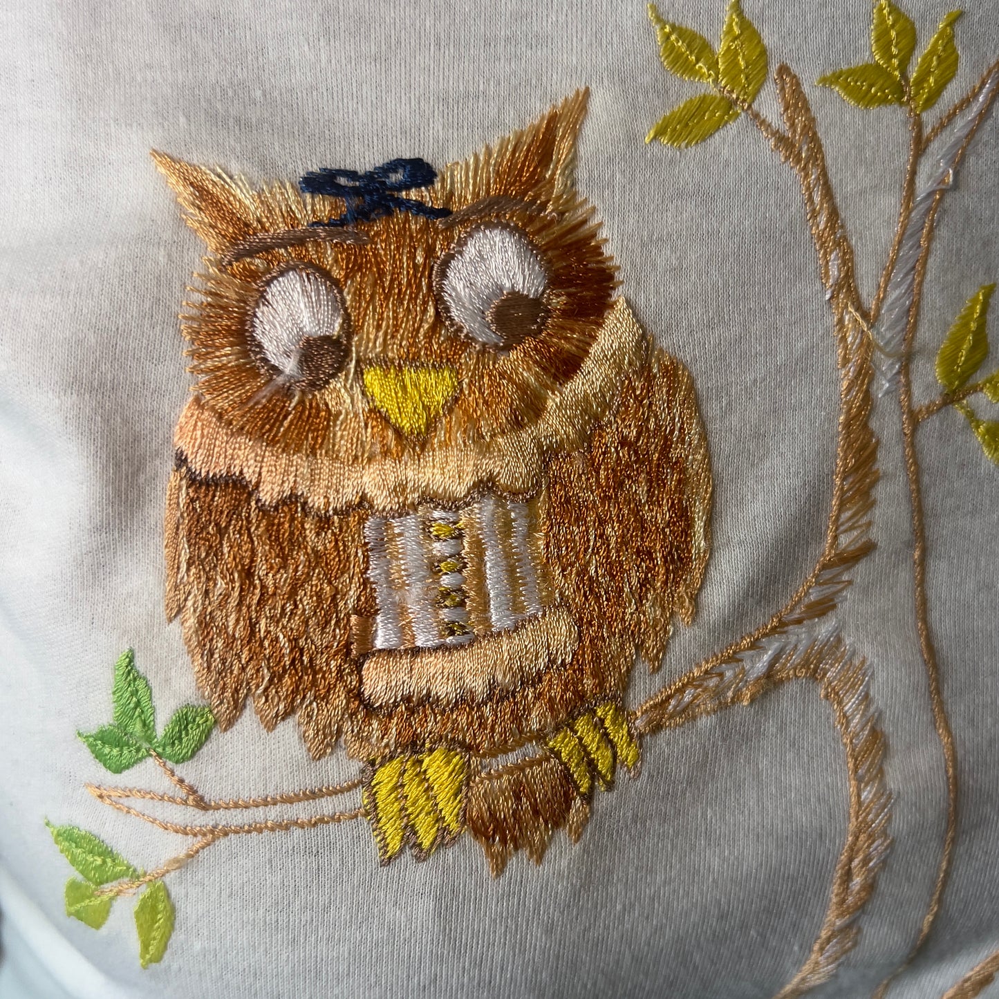 Vintage Embroidered Owl tee