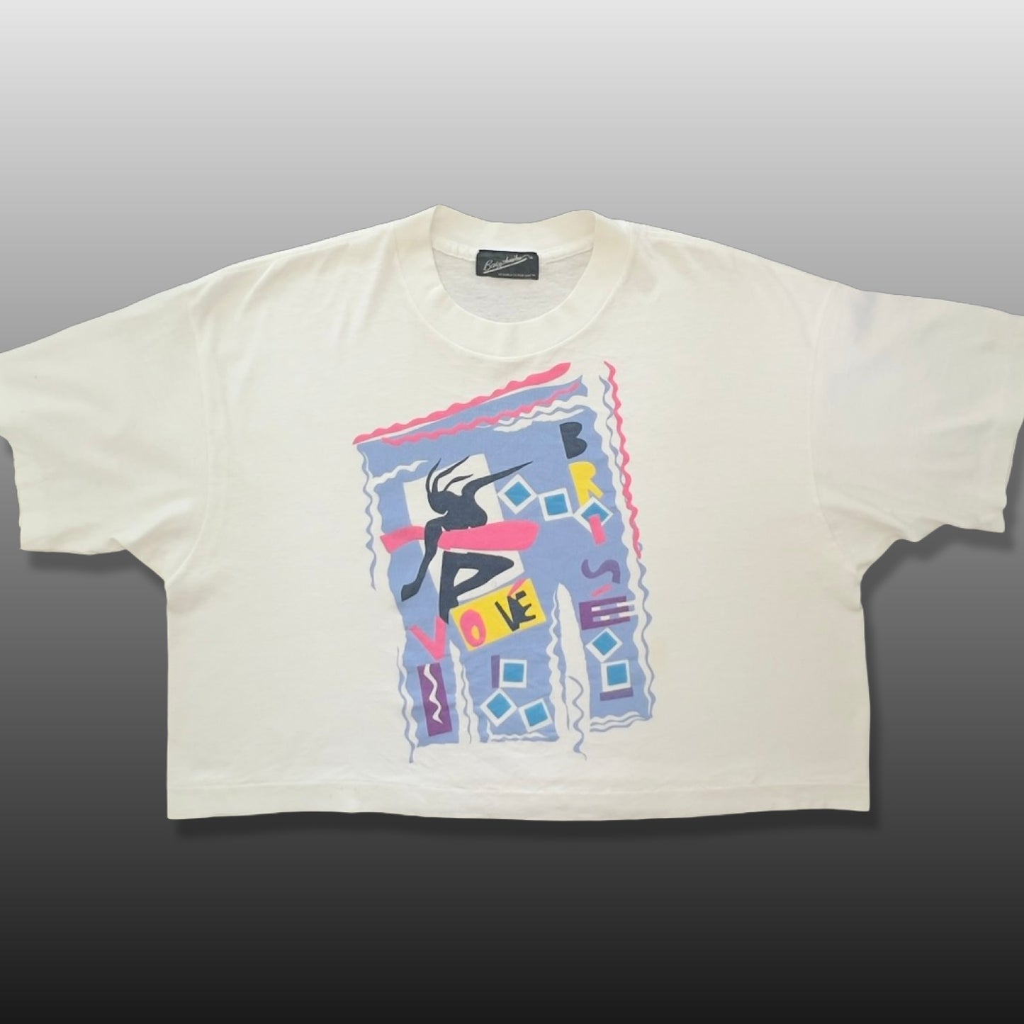 **Retro Dance Crop top tee