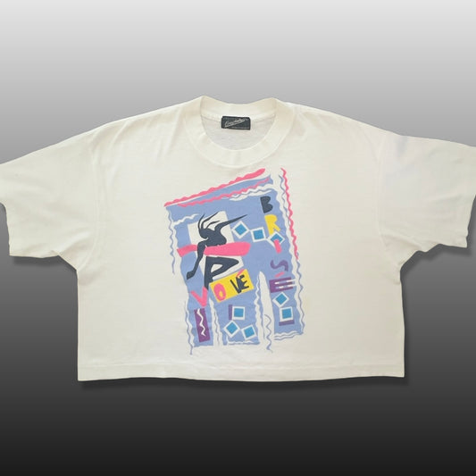 **Retro Dance Crop top tee
