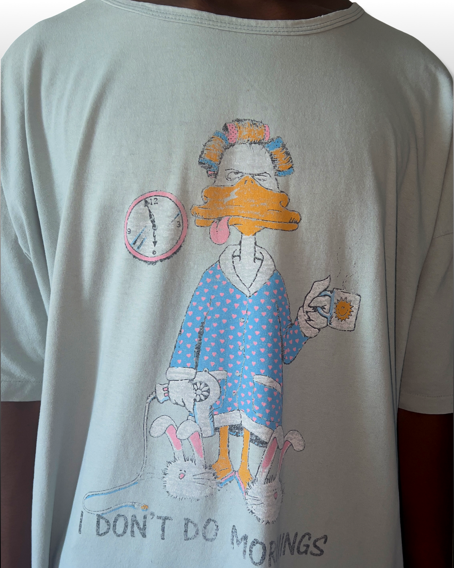 Oversized Funny Duck tee